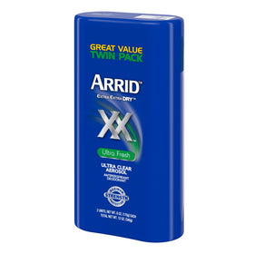 Arrid close-up cap and nozzle showing easy-use spray control benefit
