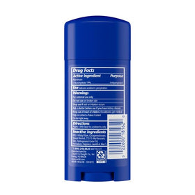 Arrid demonstrating application underarm to show quick, dry coverage