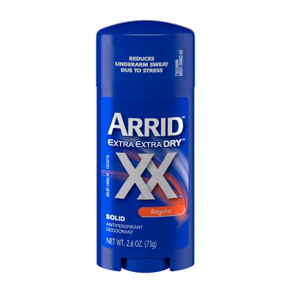 Arrid stick texture close-up illustrating smooth application and long-lasting dryness