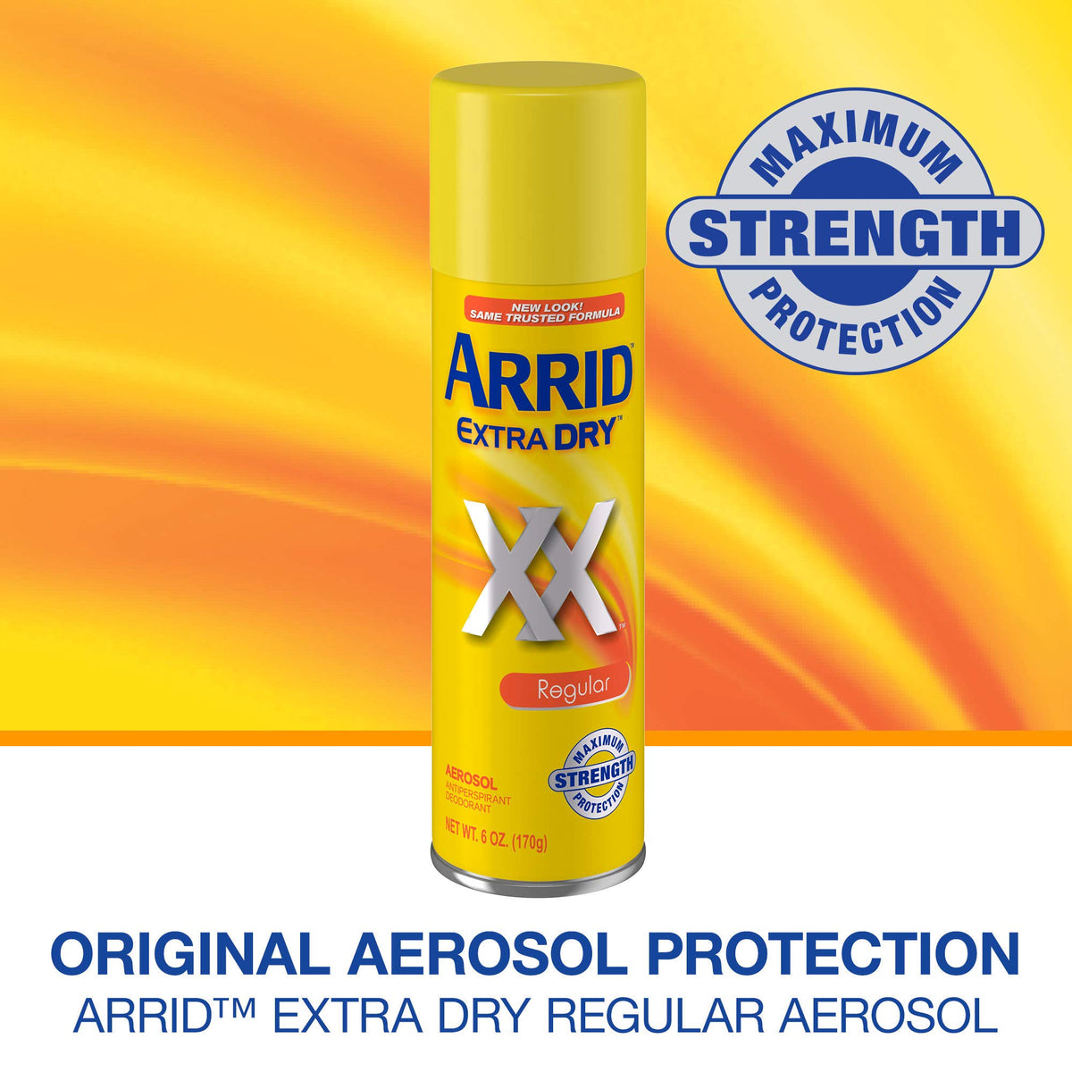Arrid XX nozzle close-up highlighting precise spray control benefit