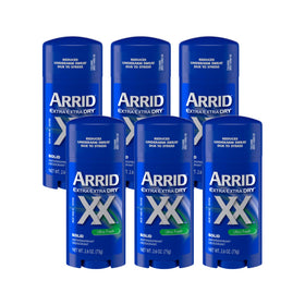 Arrid front packaging showing six-pack and Ultra Fresh scent benefit