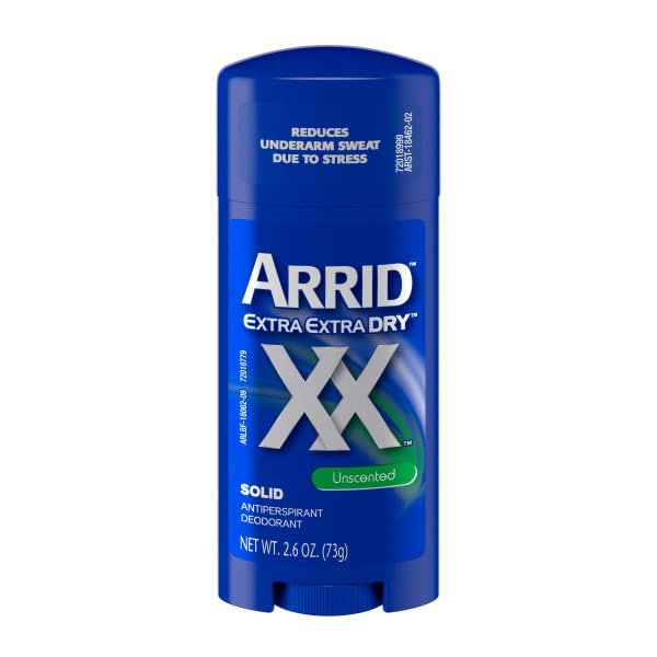 Arrid brand solid stick close-up showing smooth texture for easy glide benefit