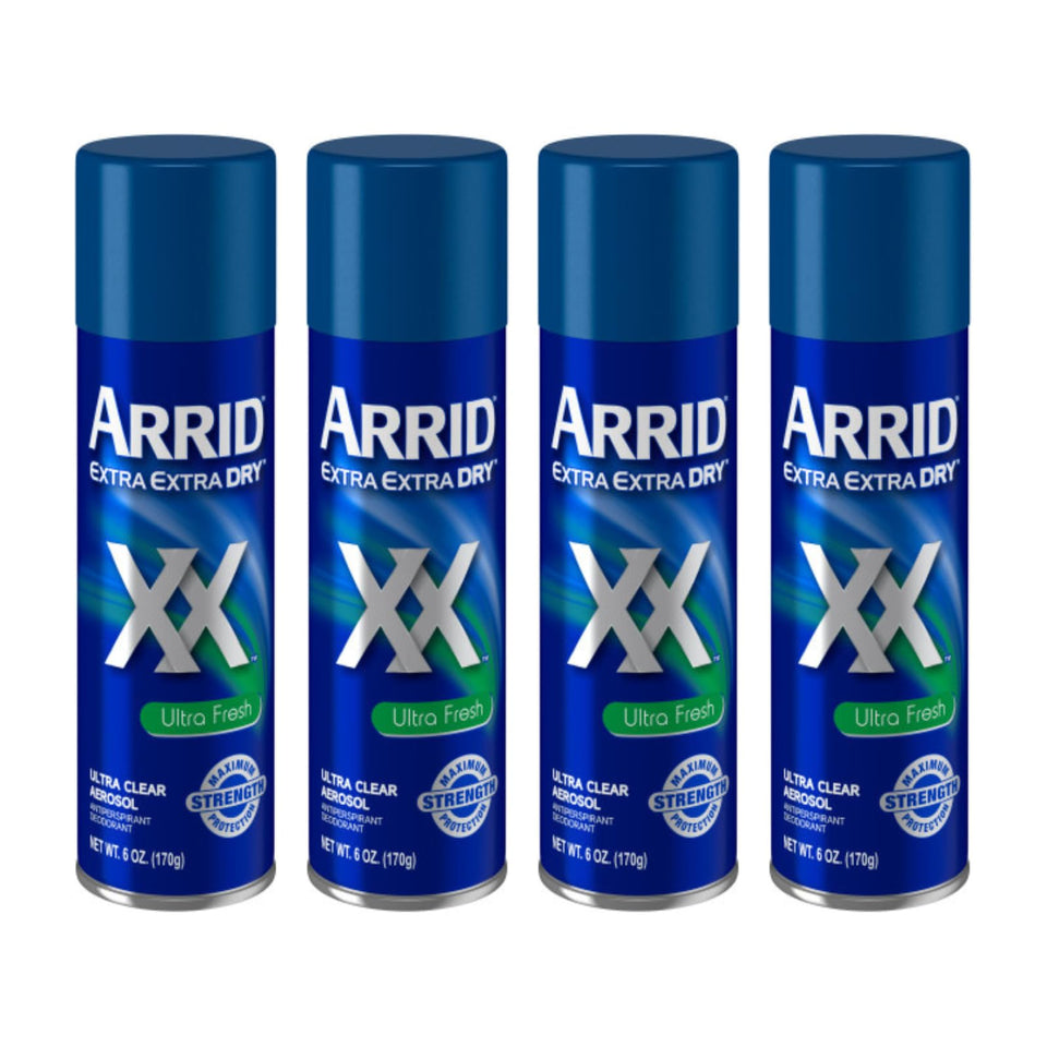 Arrid XX front packaging showing can design and purpose for reliable protection