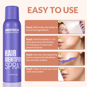 arstech dermaplaning in use on cheek for smoother makeup application