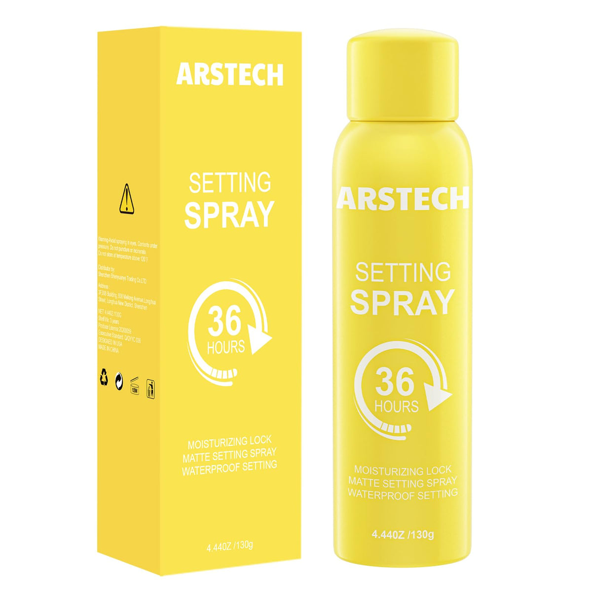 arstech front packaging showing 4.44 oz bottle and label benefits