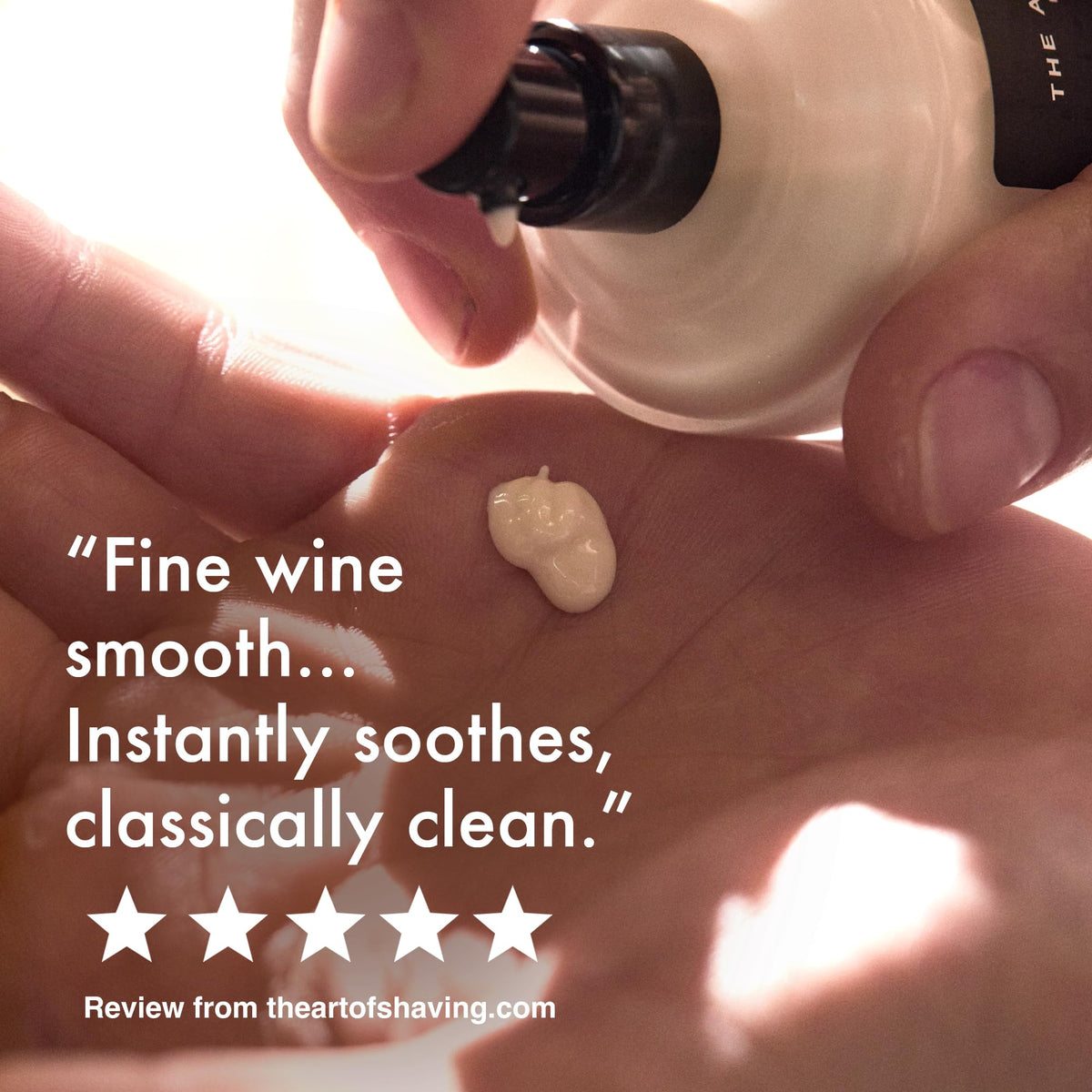The Art of Shaving in a barbershop setting reinforcing professional, barber-endorsed quality