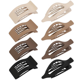 Artchita oval flat clip close-up showing teeth and comfortable low profile