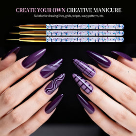 Artdone close-up of nylon brush tips and copper ferrules for precise fine lines and durability