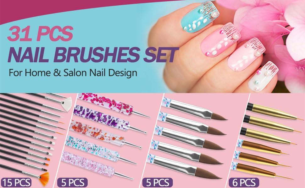 Artdone brush handles close-up with easy-grip for steady control