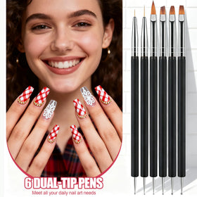 Artdone fine detail brushes closeup with double-crimped ferrules for steady strokes