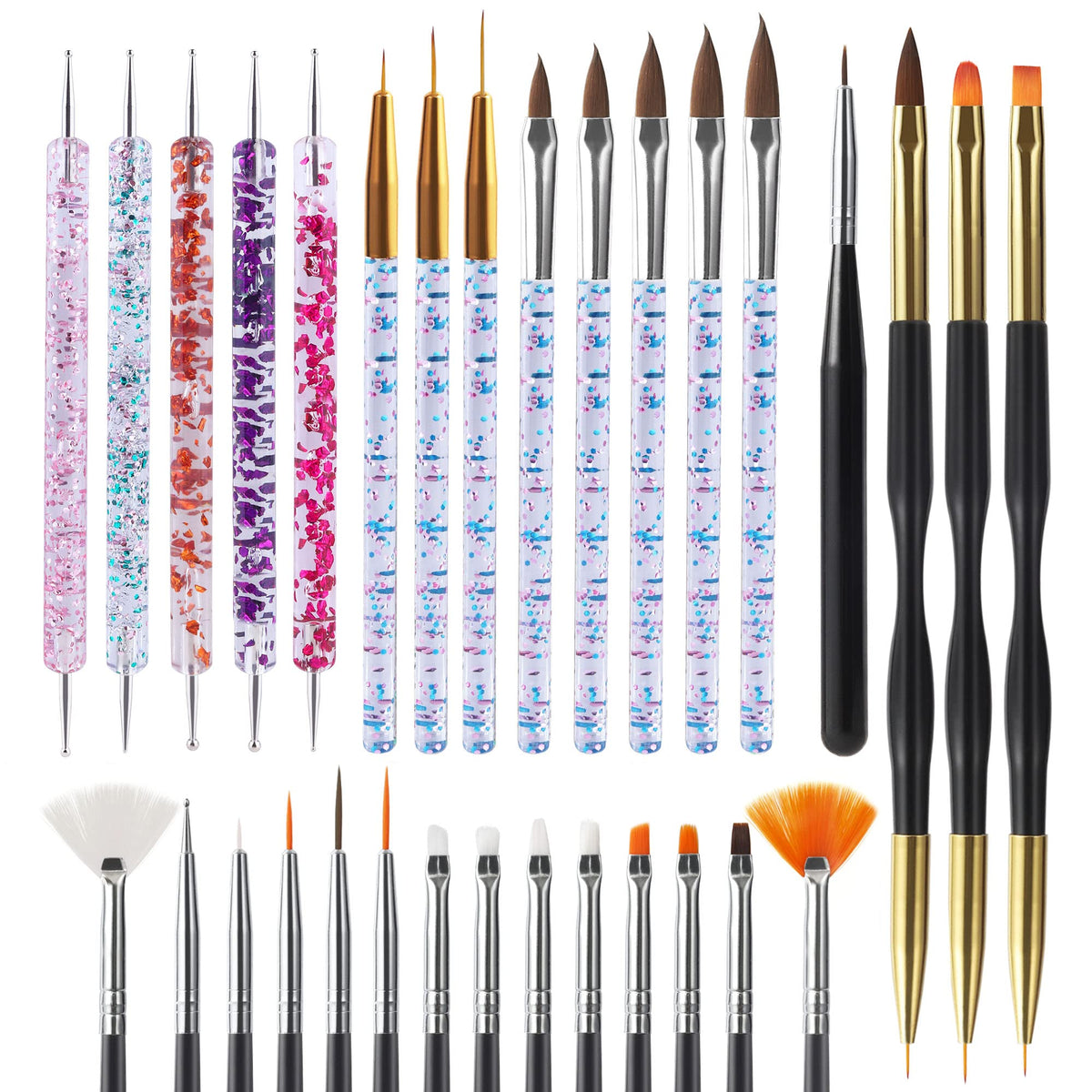 Artdone front packaging showing full 31-piece kit and contents for convenient storage