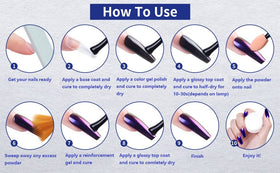 Artdone powders on salon table during manicure illustrating professional results and time-saving use