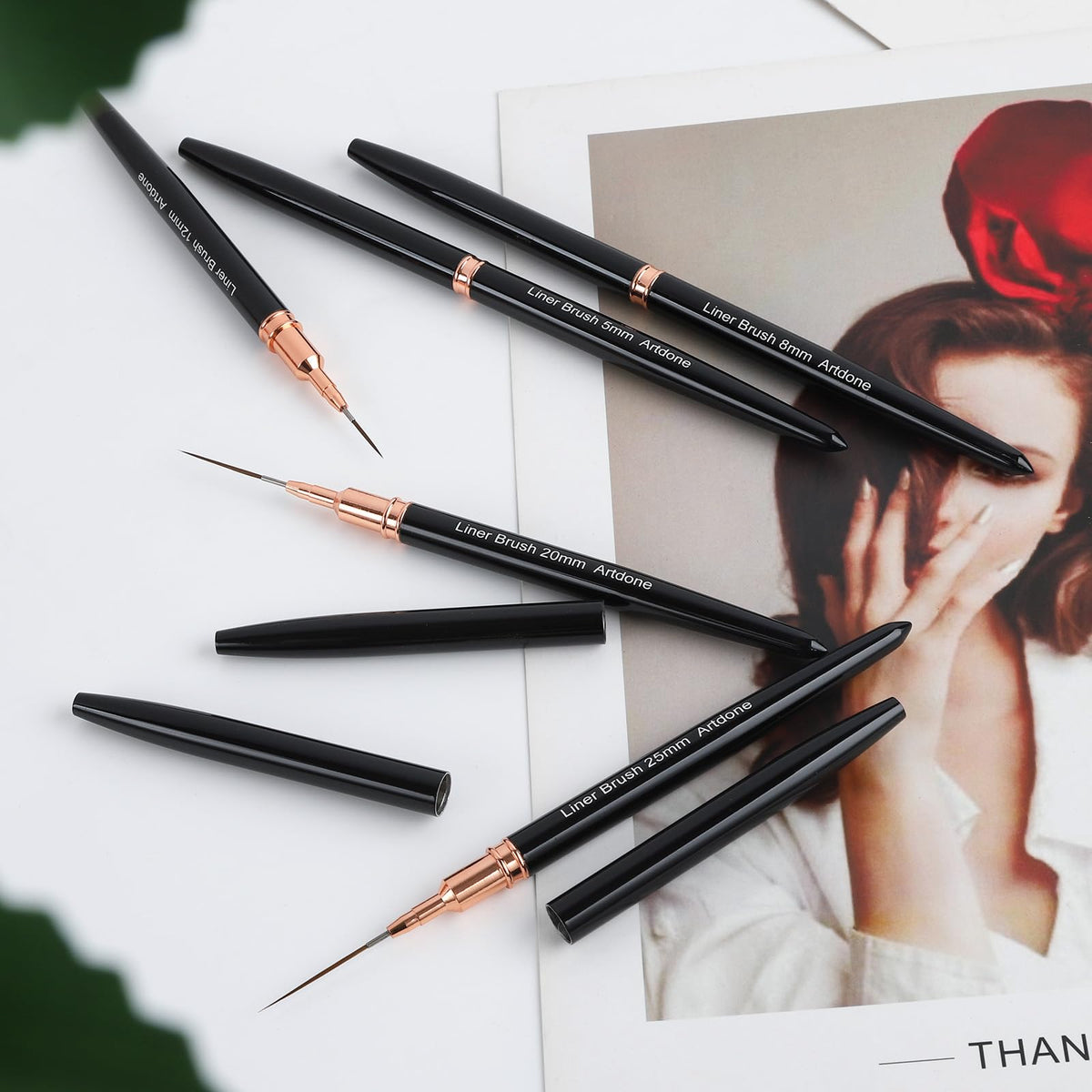Artdone salon scene with pens showing professional-ready tools for creative work