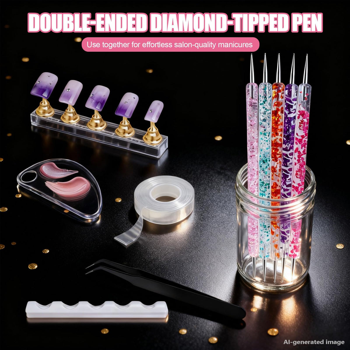 Artdone liner pens arranged on stand emphasizing fine-line control for intricate designs
