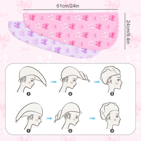 ArthomaHige turban inside swim bag lifestyle shot showing compact packing and pool-ready benefit