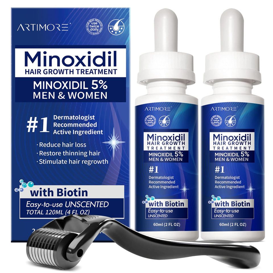 Artimore front packaging showing two 4 fl oz bottles and clear labeling for convenience