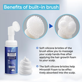 Artimore foam texture on fingertip illustrating lightweight, non-greasy feel