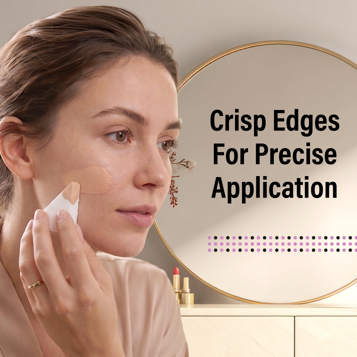 Artist's Choice wedges in a makeup kit showing professional-ready hygiene