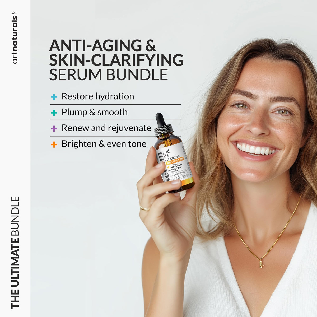 Artnaturals product in use during nighttime routine demonstrating hydrating effect