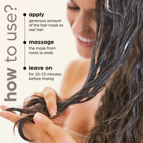 Artnaturals argan hair mask staged in bathroom setting showing salon-like results