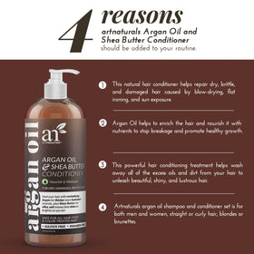 Artnaturals pump-top detail of conditioner highlighting easy dispensing and mess-free use