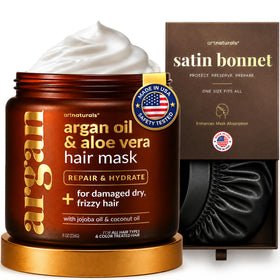 ArtNaturals front packaging showing full 2-step repair set and benefits
