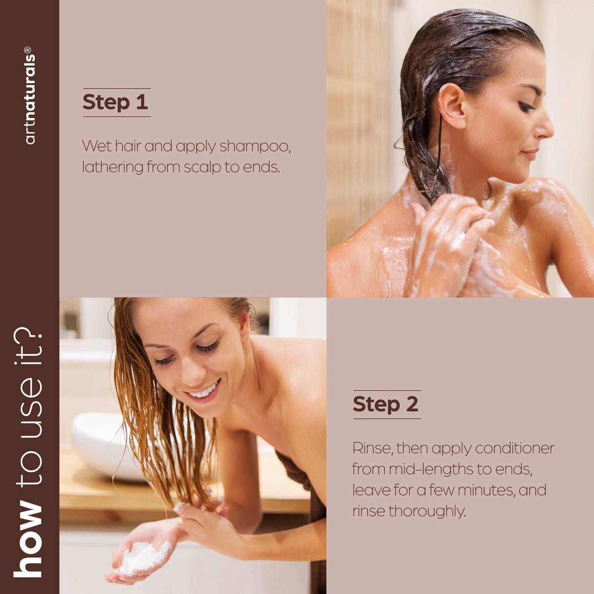 Artnaturals product label with key ingredients for transparency and trust