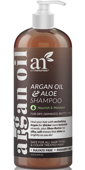 Artnaturals bottle front packaging showing product and benefit of hydration