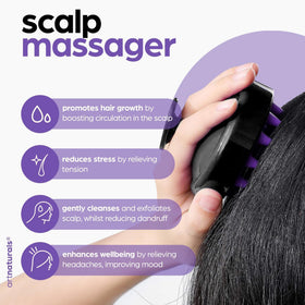 Artnaturals scalp massager close detail offering gentle stimulation benefit