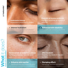 ArtNaturals serum on hand showing hydration and non-greasy finish benefit