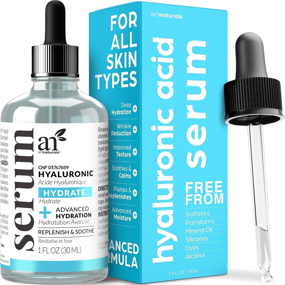 ArtNaturals front bottle view showing sleek packaging and product benefit