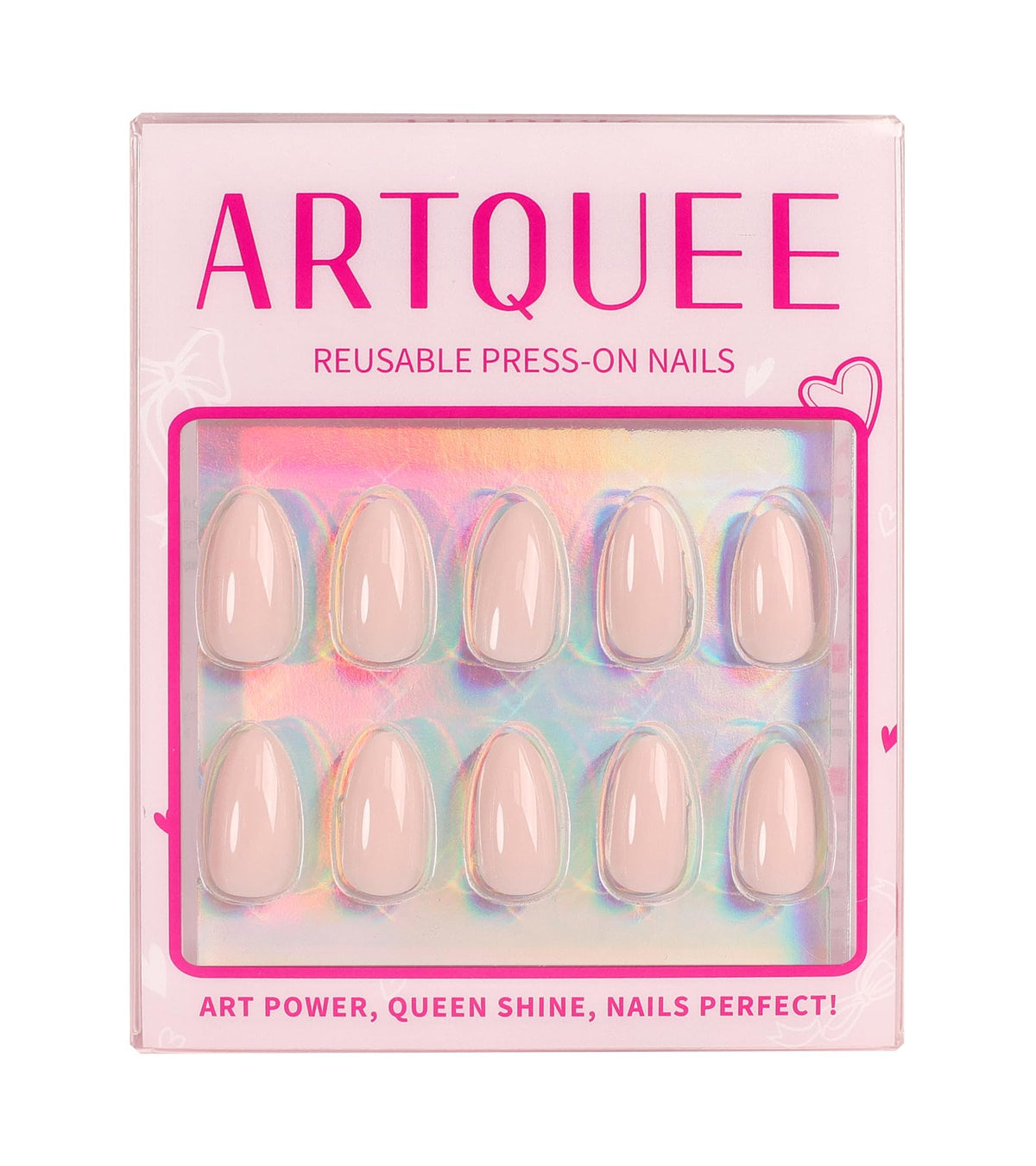 Artquee lifestyle flatlay with outfit and nails illustrating versatile wear for events