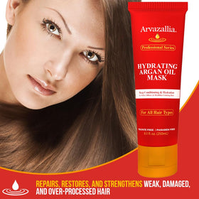 Arvazallia application in shower on wet hair, demonstrates easy five‑minute routine
