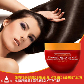 Arvazallia argan oil droplet on spoon highlighting nourishing boost