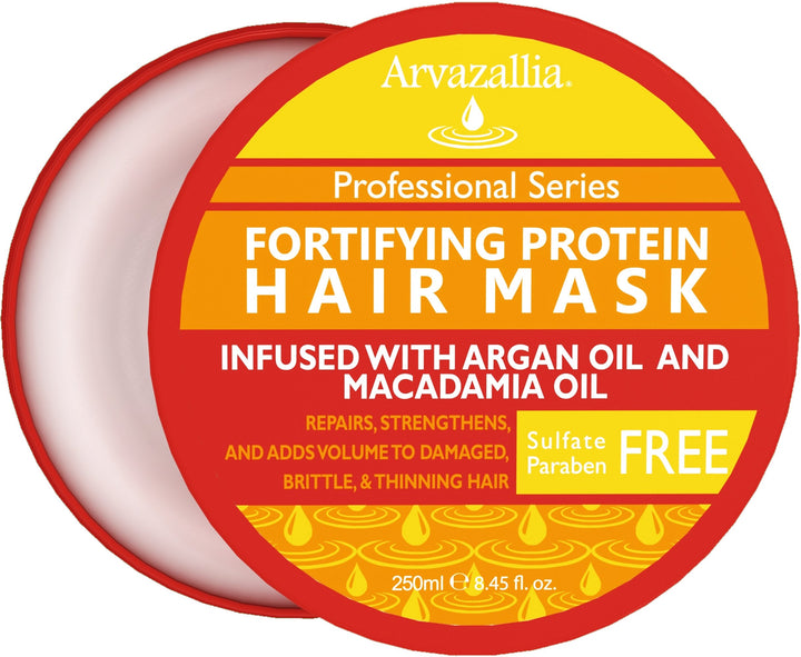Arvazallia front packaging shows jar and label for salon-grade repair