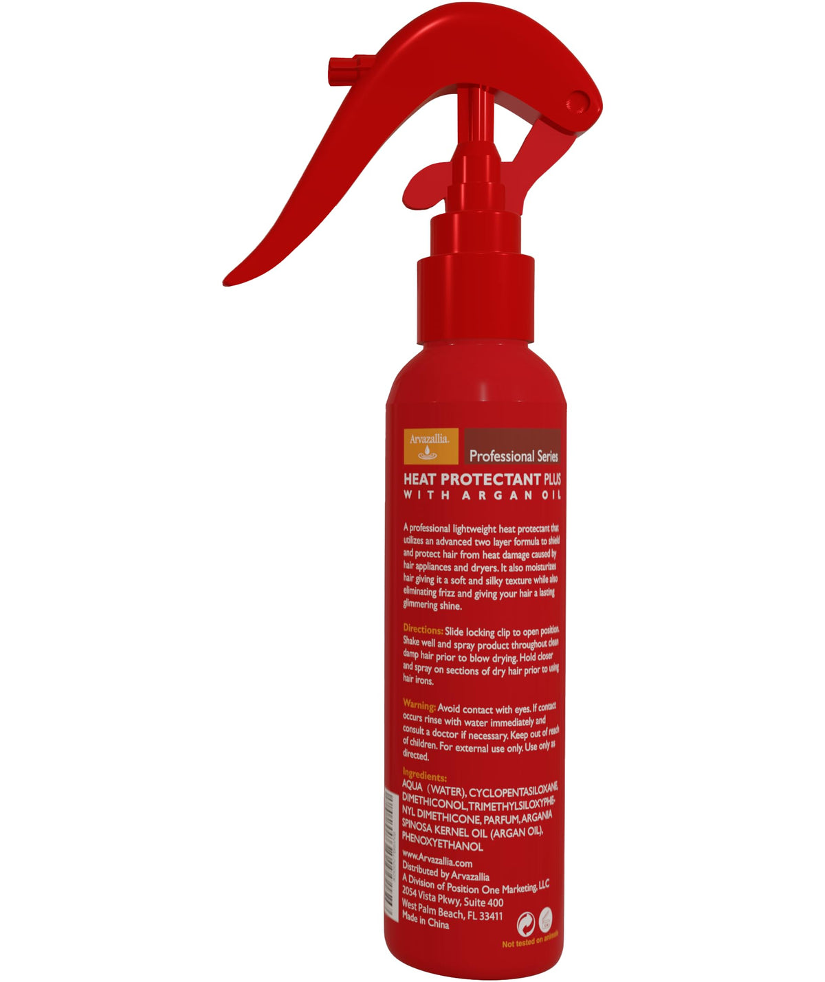 Arvazallia used during styling in bathroom, salon-quality results at home