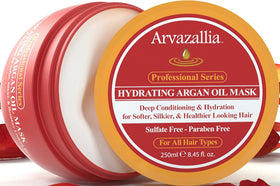 Arvazallia creamy mask texture close-up illustrating rich hydration