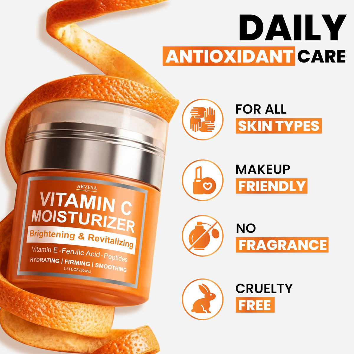 Arvesa botanicals styled shot pairing natural extracts with product benefits