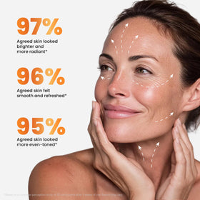 Arvesa morning routine lifestyle shot showing quick absorption benefit