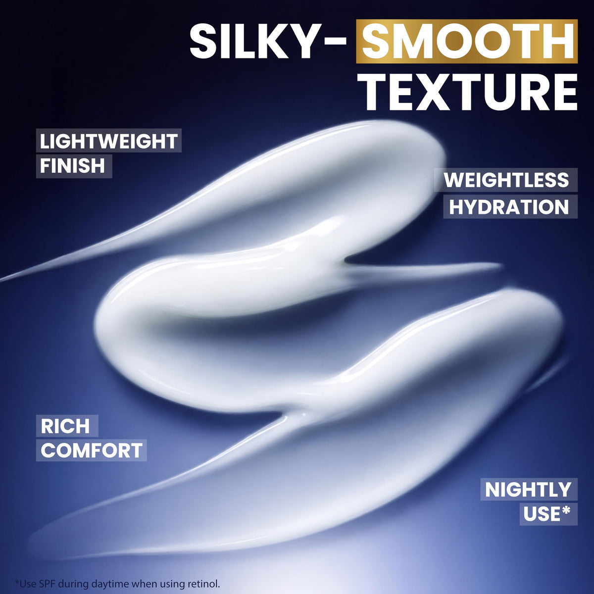 Arvesa night cream in hand to show scale and easy evening application
