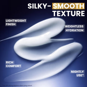 Arvesa night cream in hand to show scale and easy evening application