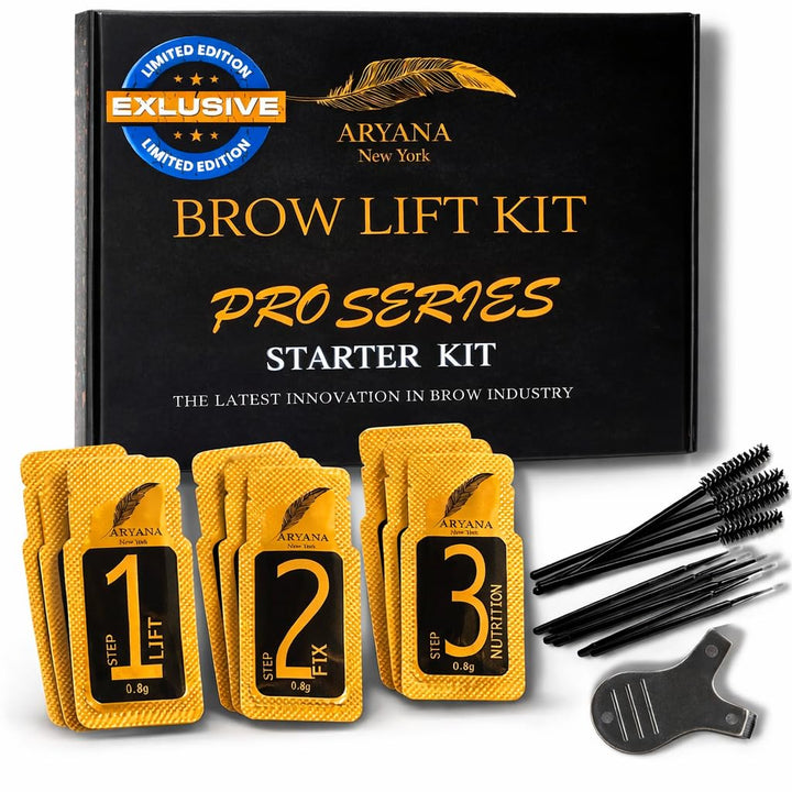 ARYANA NEW YORK kit front packaging showing professional starter set benefit