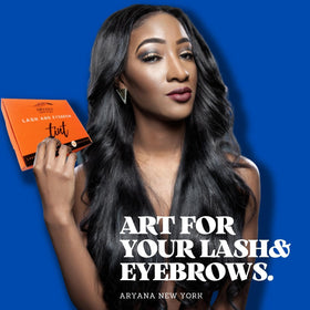 ARYANA NEW YORK lash guard with under eye patches arranged for cleaner application
