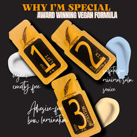 ARYANA NEW YORK silicone rods and reusable under-eye patches for precise shaping
