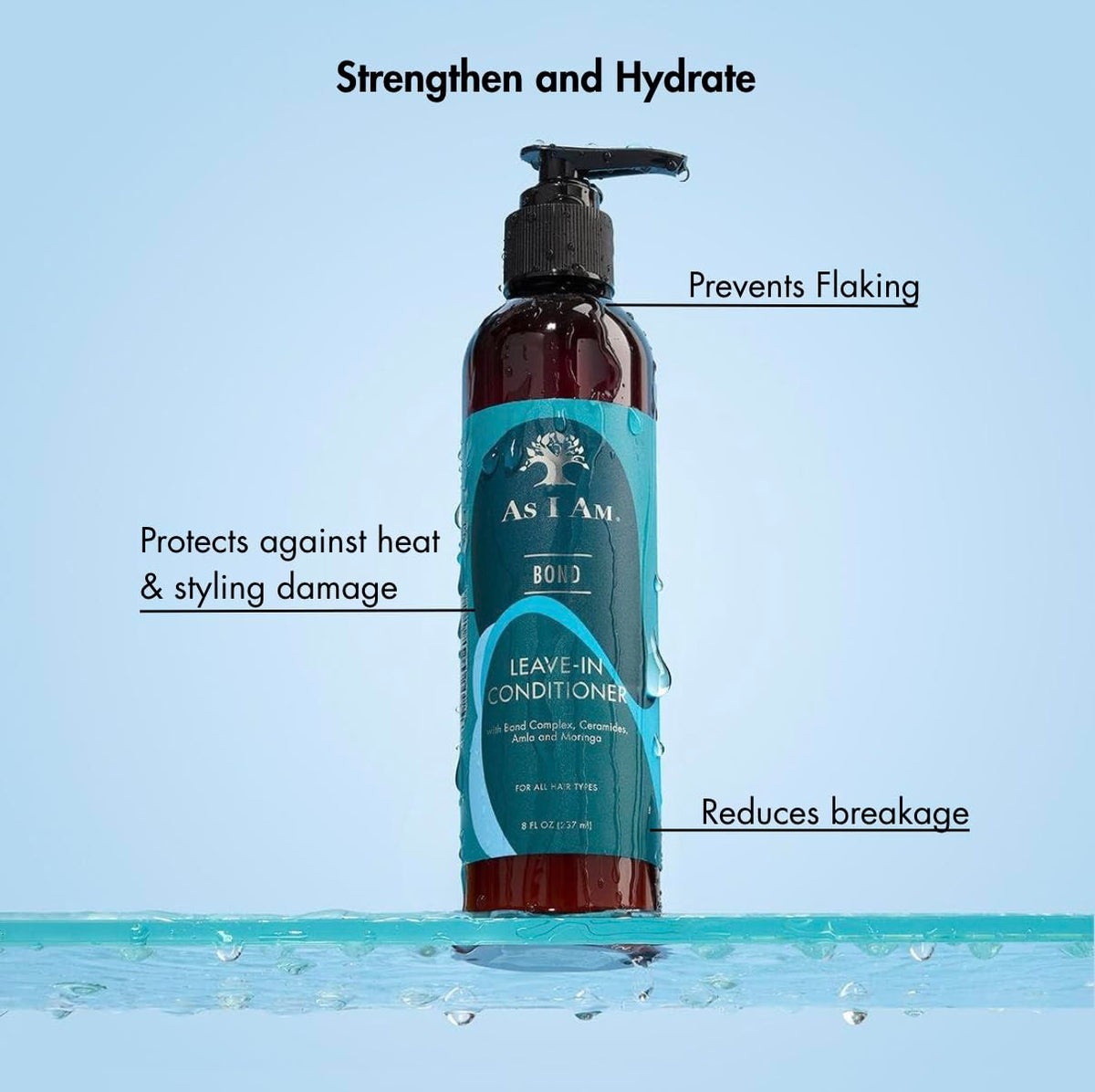 As I Am being applied to textured hair for easier detangling benefit