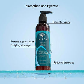 As I Am being applied to textured hair for easier detangling benefit