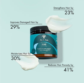 As I Am open jar revealing creamy mask texture and rich hydration