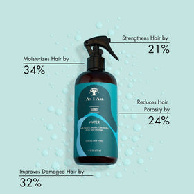 As I Am fine mist spray close-up hydrates without weighing hair