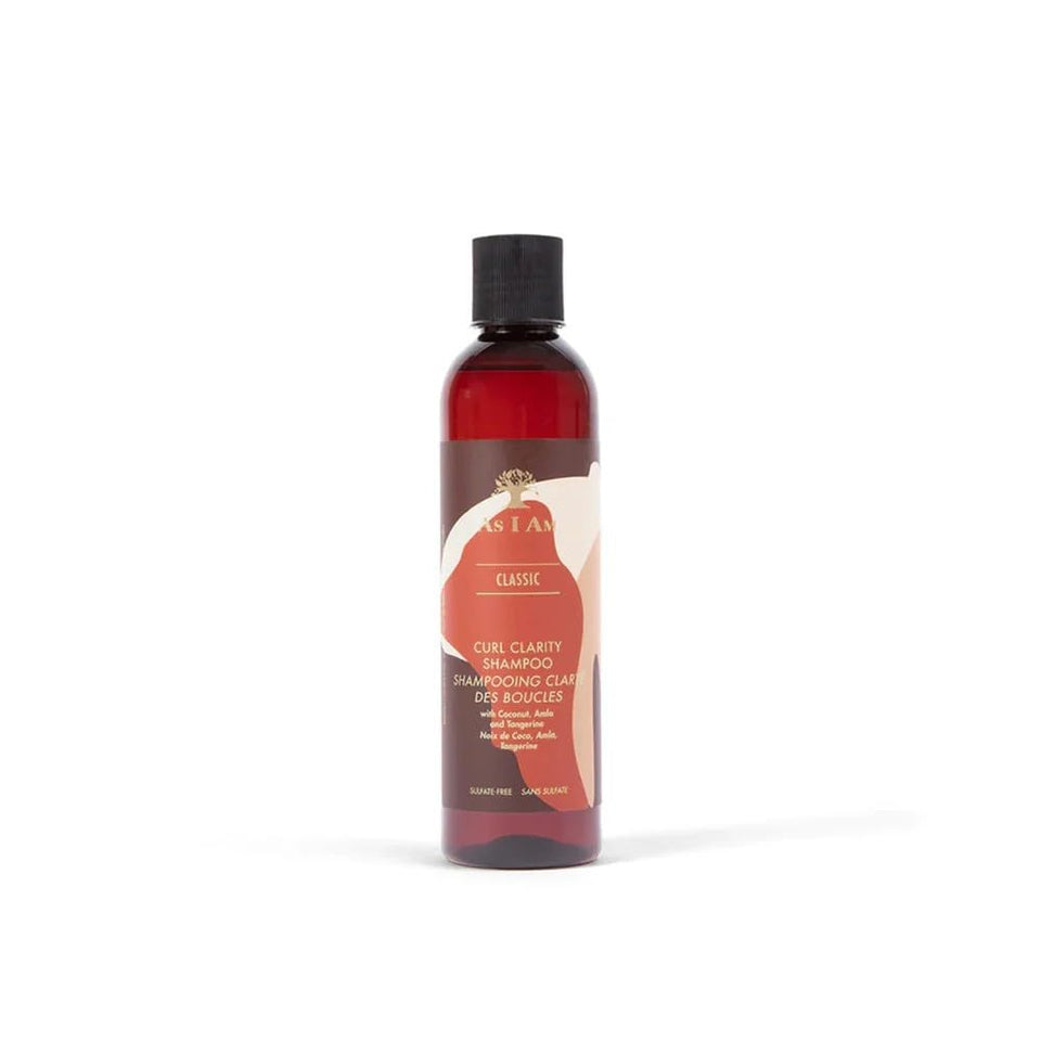 As I Am shampoo front packaging showing label and curl benefits
