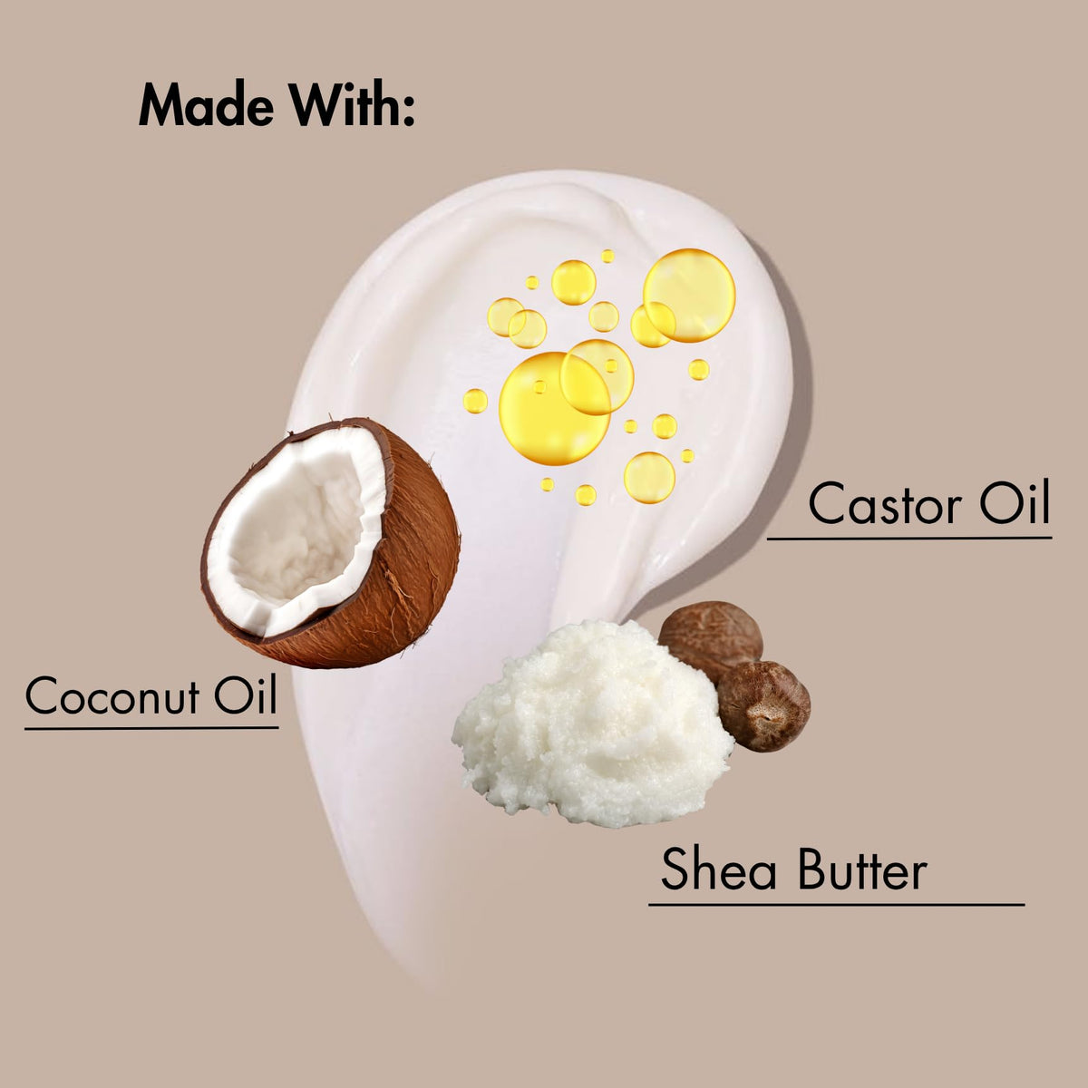 As I Am ingredient label close-up showing ceramide and moisture benefits